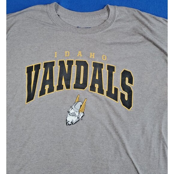 Champion Idaho Vandals Gray T-Shirt Men's Size Large - Picture 2 of 16